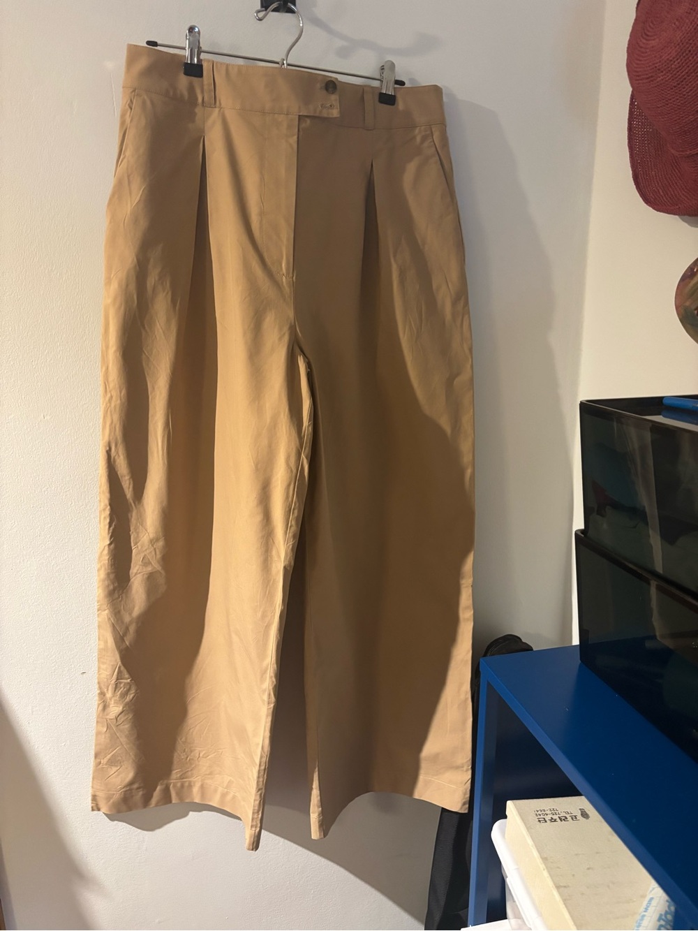 Jenni Kayne Newport trousers Wide-Leg Pants in Camel Tan size 12 - Picture 6 of 11